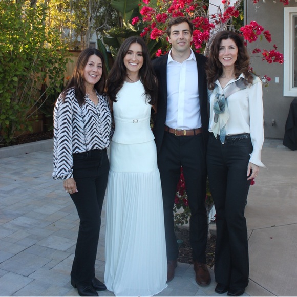 Women’s Cream Pleated Maxi Skirt - Picture 5 of 6